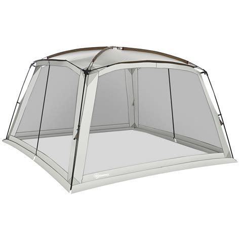 Outsunny 12 X 12 Screen House Room Uv50 Screen Tent With 2 Doors