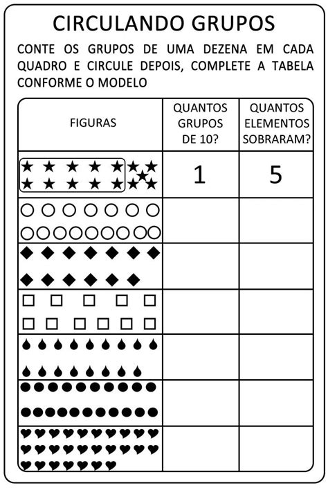 40 Atividades Unidades E Dezenas Para Imprimir Online Cursos