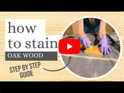 How To Stain Pine Wood Tutorial