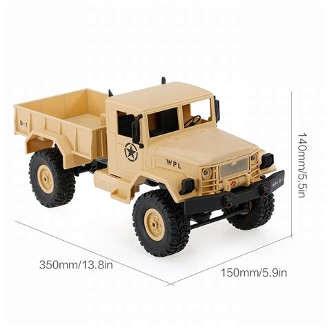 2.4G 4WD RC Military Truck Off-Road Rock Crawler Army Car – 3853A/Green