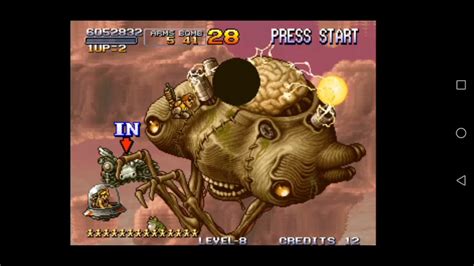 Metal Slug 3 Jefe 5 Boss 5 Rootmars Level 8 Youtube