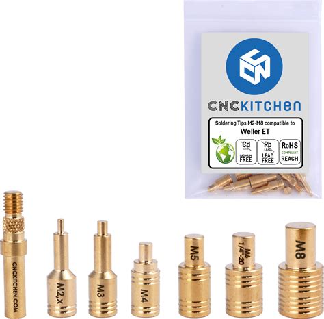 CNC Kitchen Soldering Tips Weller ET Adapter 1 Set 3DJake Switzerland