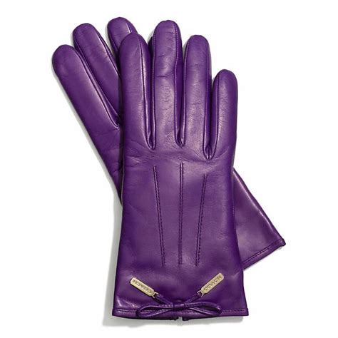 Purple Leather Gloves I Have An Obsession For Leather Gloves I Have