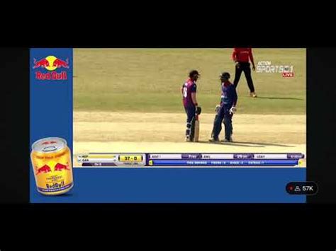 Anil Kumar Sah Half Century 50 In 20 Ball Nepal Vs Canada 2nd Odi