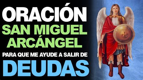 Oración a san miguel arcángel para salir de deudas