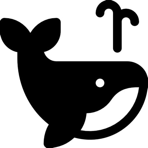 Icono De Ballena Basic Rounded Filled