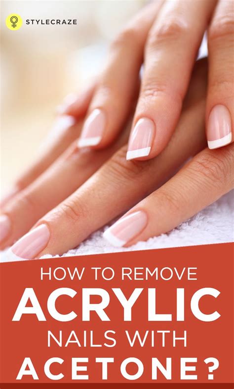 How To Remove Acrylic Nails At Home With Without Acetone Remove