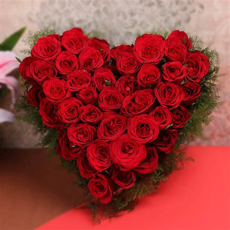 Delivery 3 Dozen Heart Shaped Red Rose in Bouquet to Philippines