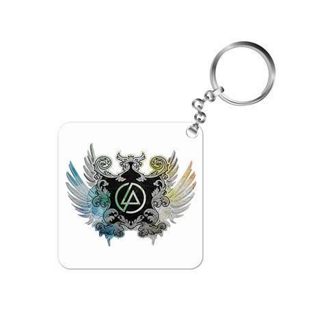 Linkin Park Keychain Emblem Key Chains Designer Key Chain Angry