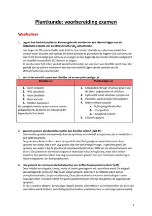 Wieren Beknopt Samenvatting Plantkunde I Chromista Pigment