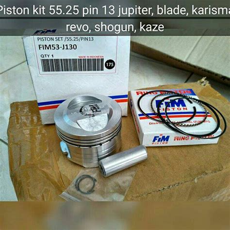 Jual Piston FIM Semi Dome Ukuran 55 25 Mm PIN 13 Berat 300gram Shopee