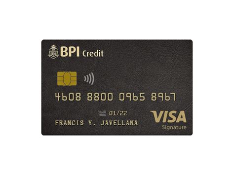 Discover The Bpi Visa Signature Card