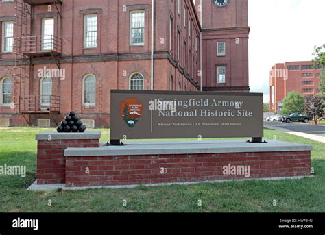 Sign Outside The Springfield Armory National Historic Site Springfield