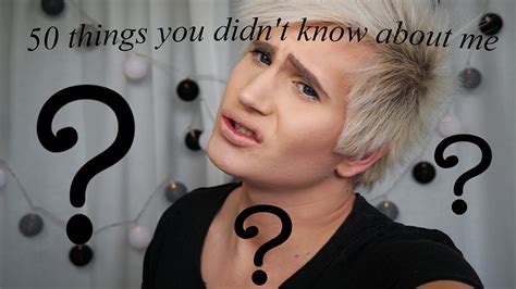 50 Things You Didnt Know About Me Youtube