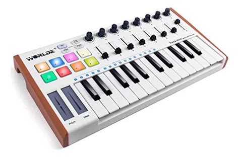 Midi Controller Lotmusic Worlde Tuna Panda Mini 25 Keys Por Cuotas