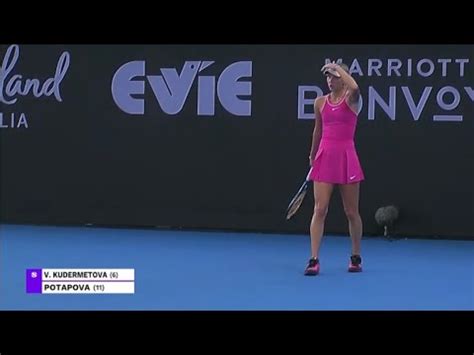 Veronika Kudermetova Strikes First Vs Anastasia Potapova