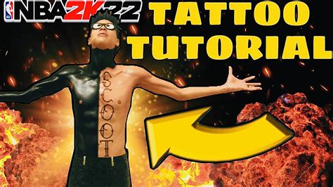 Best Tattoo Tutorial In Nba K Make Your Myplayer Look Like A