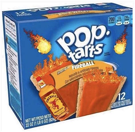 Pop Tart Flavors Fireball Whiskey Toaster Pastry Hot Pockets