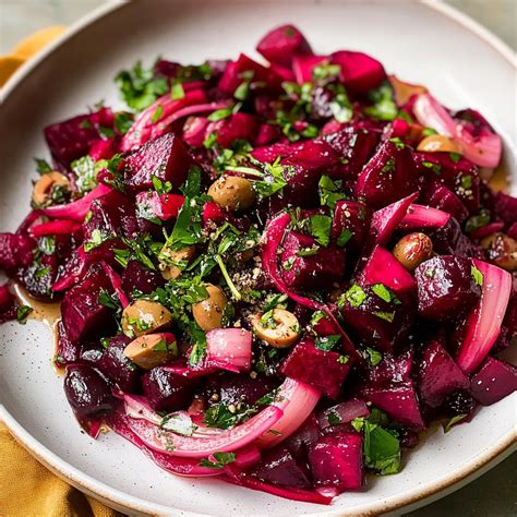 quick pickled beet  olive salad recipe cooking  casey