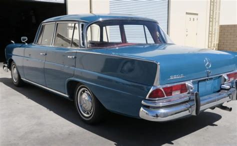 Fabulous Fintail 1962 Mercedes Benz 220S Barn Finds