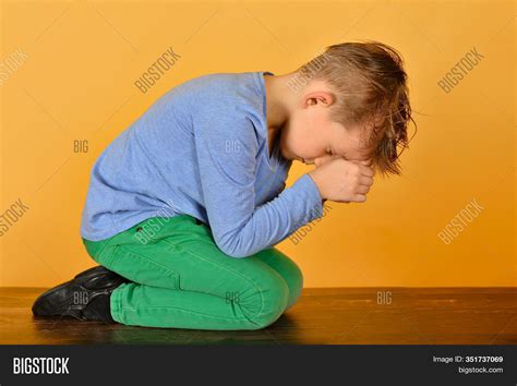 Boy Bowed Prayer Image And Photo Free Trial Bigstock