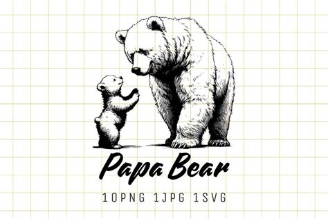 Papa Bear Father S Day Graphic By Breams · Creative Fabrica