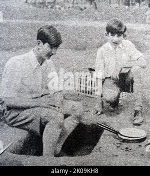 Prince Peter And Prince Andrew Of Yugoslavia In Peter Ii