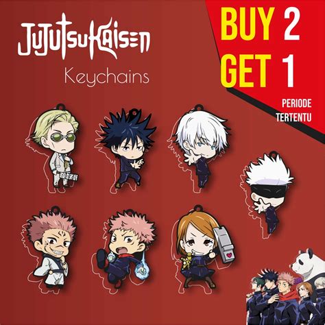 Jual Gantungan Kunci Jujutsu Kaisen Keychain Jujutsu Kaisen Sukuna