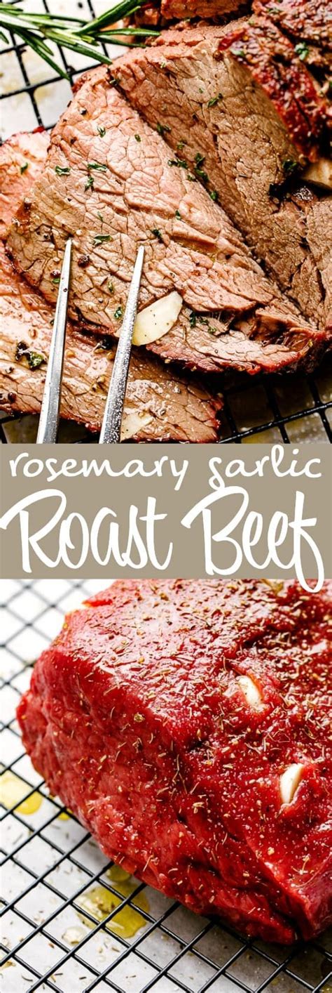 This Easy Roast Beef Recipe Has Slivers Of Garlic Fresh Rosemary For