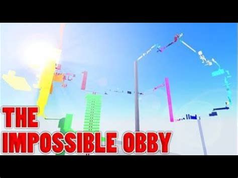 Impossible Obby To Heaven YouTube