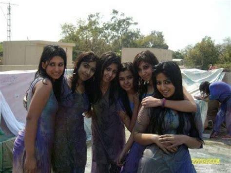 Indian Beauties Desi Girls Playing Holi