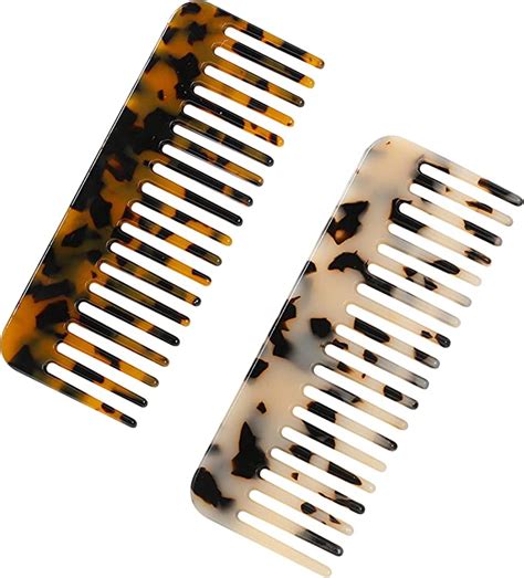 2pcs Curl Comb Curly Hair Comb Large Hair Detangling Comb Wide Tooth