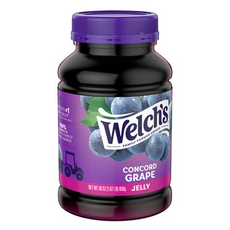 Welchs Natural Concord Grape Jelly 30 Ounce