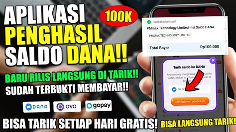 Cara Dapat Saldo Dana Gratis Aplikasi Penghasil Uang Game Penghasil