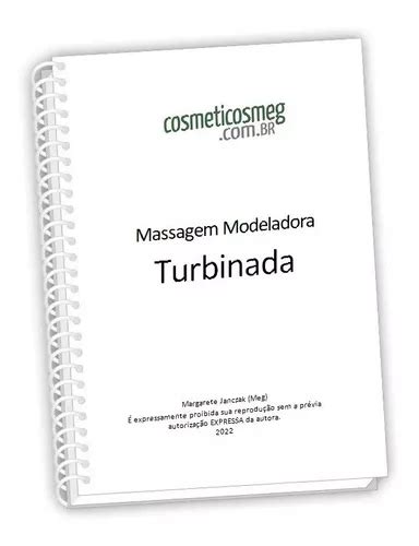 Apostila Massagem Turbinada Manobras Cosmeticosmeg MercadoLivre