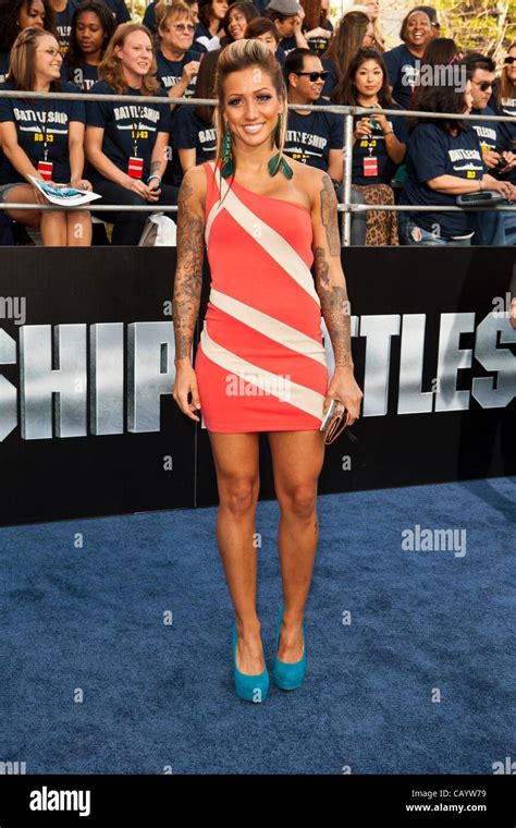 Jacqueline Carrizosa At Arrivals For Battleship Premiere Nokia Theatre