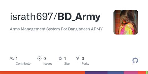 GitHub - israth697/BD_Army: Arms Management System For Bangladesh ARMY