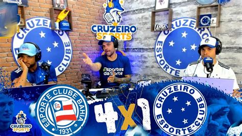 GOLS BAHIA 1X4 CRUZEIRO FOMINHAGEM CHANCES PERDIDAS EXPULSÃO