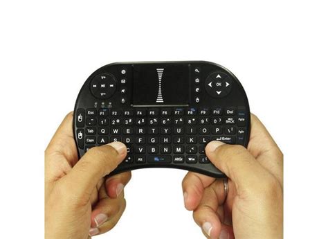 Mini Teclado Air Mouse Touch Sem Fio Tv Box Wireless Sem Luz O