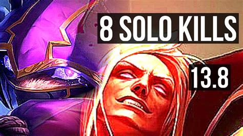 Kennen Vs Vladimir Top 8 Solo Kills 700 Games 10m Mastery Kr