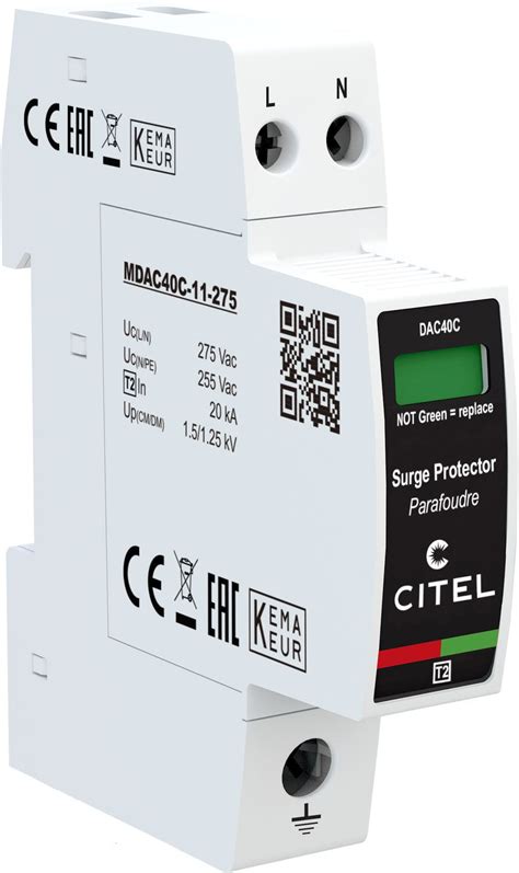 Single Phase Surge Protection Unit Dac C Series Citel Type