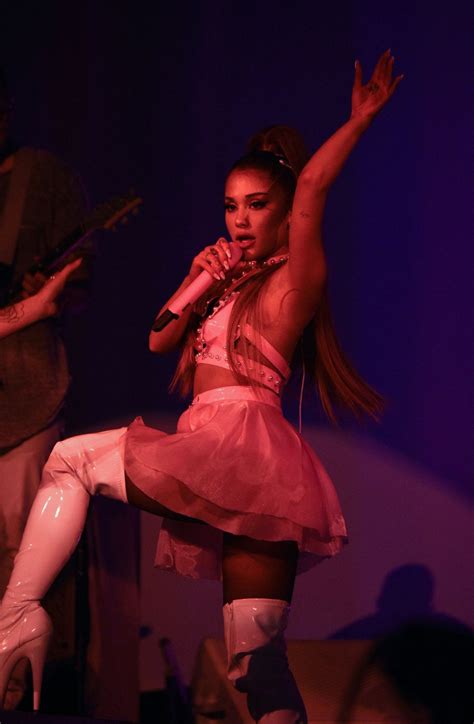 ARIANA GRANDE Performs At Her Sweetener World Tour At O2 Arena In