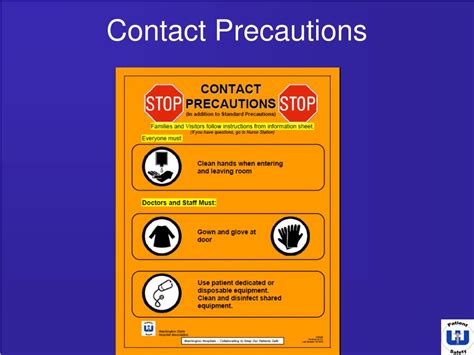 Ppt Isolation Precaution Signage In Washington State Powerpoint Presentation Id 229579