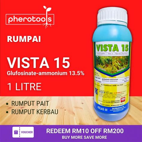 Pherotools Halex VISTA 15 1L 4L Rumpai Herbicide Rumput Pait Rumput