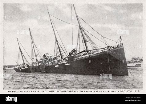 Halifax harbour explosion 1917 hi-res stock photography and images - Alamy