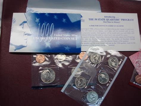 1999 U S MINT SET W PHILA DENVER COIN VERY NICE Federal Coin Exchange