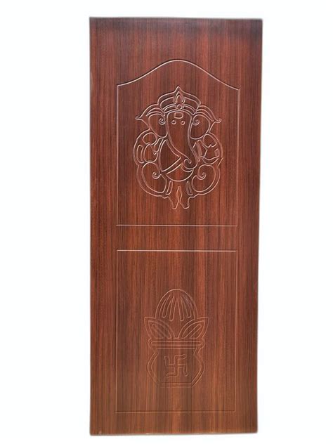 Interior Mm Carved Teak Wood Membrane Door For Home At Rs Sq Ft