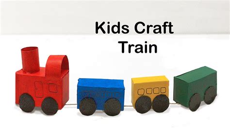 Fun And Easy Craft Train Project For Kids Youtube