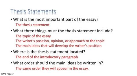 Essay On Sex Education Thesis Statement