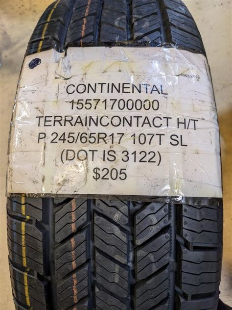 Continental Terraincontact Ht 24565r17 Tire For Sale Online Ebay